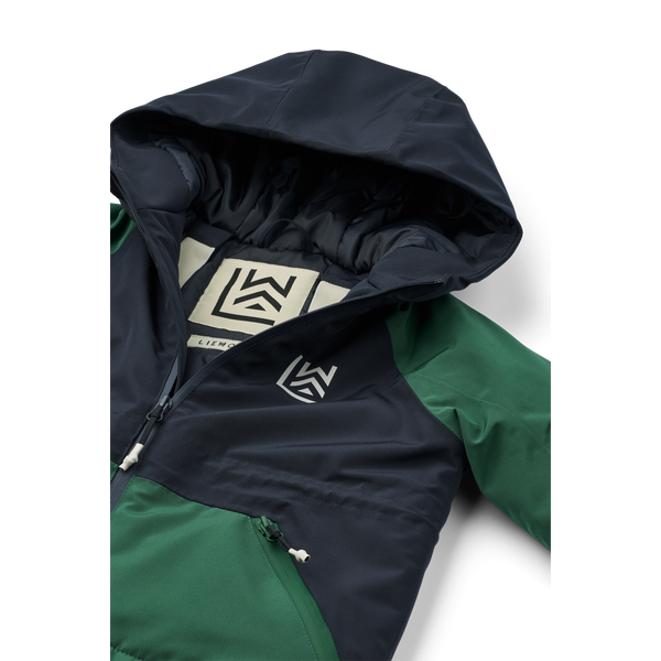 Kalle Winterjacke Navy / Garden Green