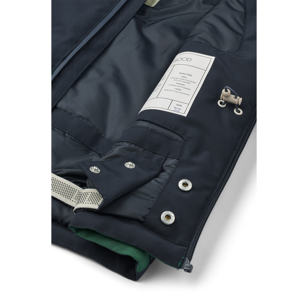 Kalle Winterjacke Navy / Garden Green