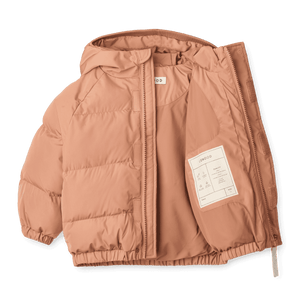 Liewood Adelina Jacke Tuscany Rose mit Klettverschluss vorne