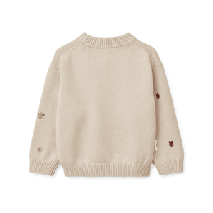 Strickpullover Orlane Holiday von Liewood mit überschnittenen Schultern