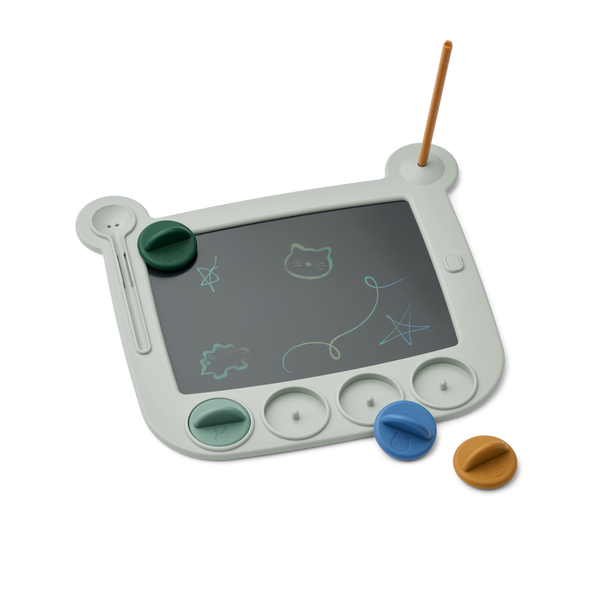 Venzora Magic Zeichenboard mit Stempeln Dove Blue