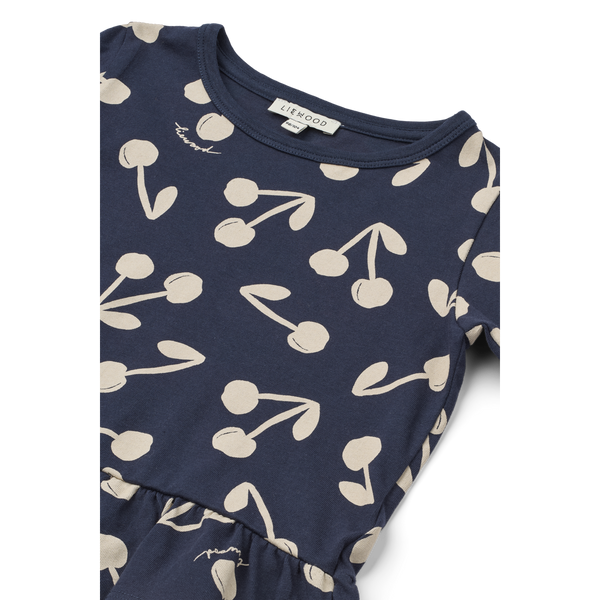 Margit Langarmshirt Cherry blossom / Classic navy