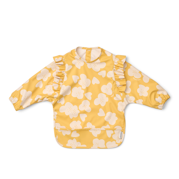 Merle Rüschen-Latz mit Ärmel Flower / Lemon yellow