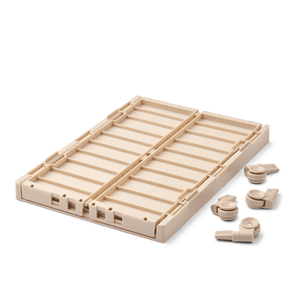 Liewood Weston Box L mit Spielzeug befüllt, recyceltes Polypropylen