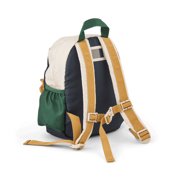 Liewood Andreas Bären-Rucksack Classic Navy – Rückansicht