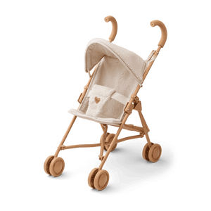 Liewood Puppenbuggy Elsie Pile in Mini Me Sandy aus Teddyplüsch