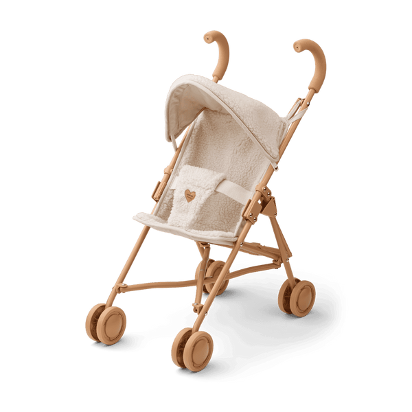 Liewood Puppenbuggy Elsie Pile in Mini Me Sandy aus Teddyplüsch