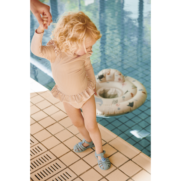 Bre sandals with charms puffer / peppermint