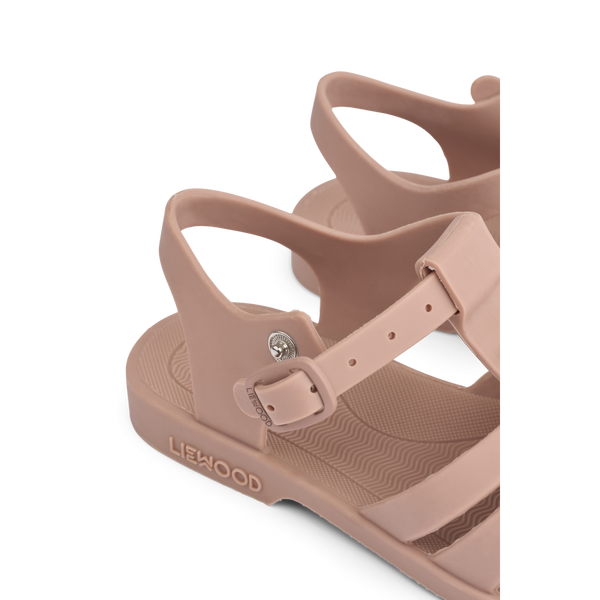 Bre sandals with charms Peach / Dark rose