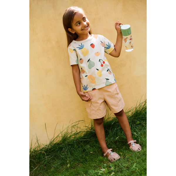 Bre sandals with charms Peach / Dark rose