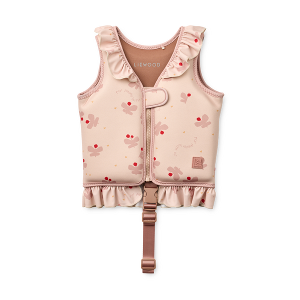 Dove Swim Vest with Ruffles Butterfly / Apple Blossom