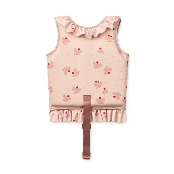 Dove Swim Vest with Ruffles Butterfly / Apple Blossom