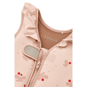 Liewood Dove Schwimmweste Butterfly Apple Blossom getragen