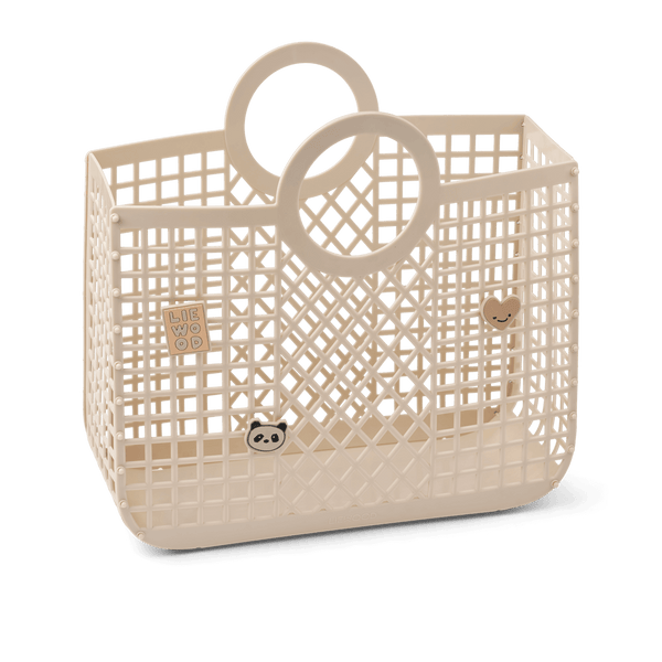 Panier fleuri avec breloques Sandy