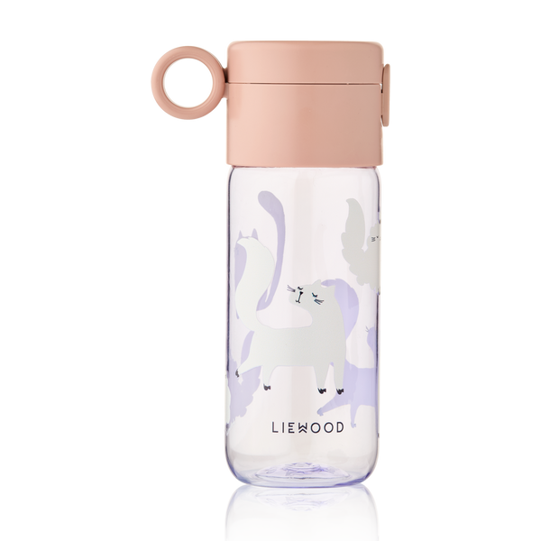 Clemence Tritan Trinkflasche Cat / Warm lilac