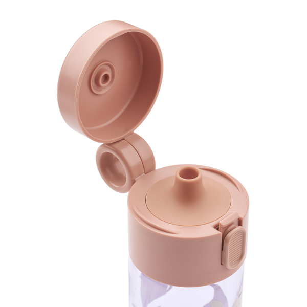 Clemence Tritan Trinkflasche Cat / Warm lilac