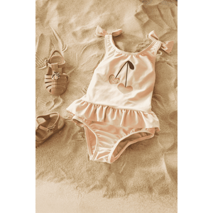 Amara Badekleid von Liewood Apple Blossom Detail der Schleifen