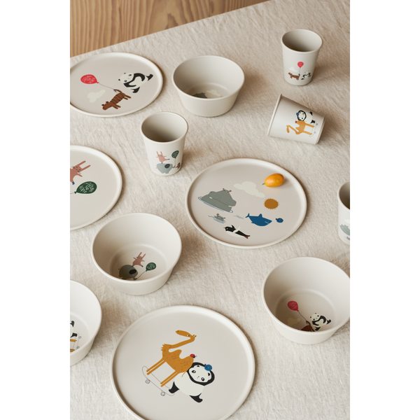 4-Pack Lana Trinkbecher Around the world