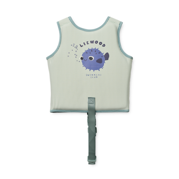 Dove Seersucker-Schwimmweste Peppermint / Sandy