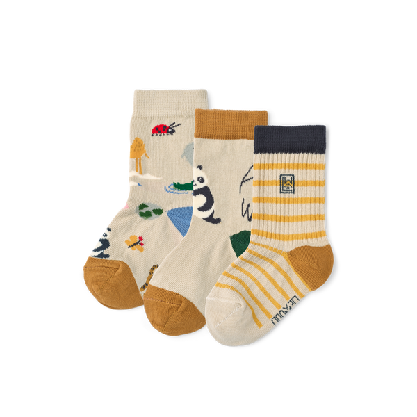 3-Pack Socken Silas Around the world