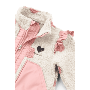 Liewood Noam Pile Rüschen-Jacke Sandy/Rose – Rückansicht