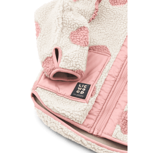 Liewood Noam Pile Rüschen-Jacke Sandy/Rose – Detail
