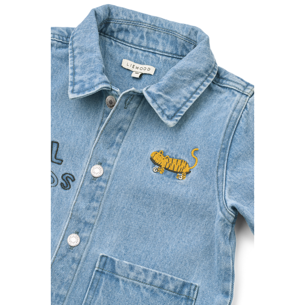 Kinsley Jeansjacke Cool kids / Light blue denim
