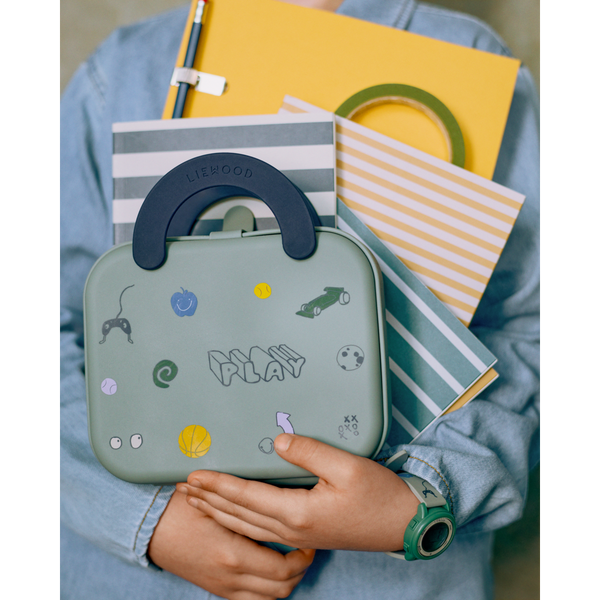 Elara Foldable Lunchbox Play / Dusty Peppermint