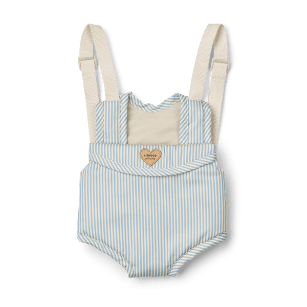 Liewood Puppentrage Eleanor in Stripe Beach Blue für Puppen und Kuscheltiere