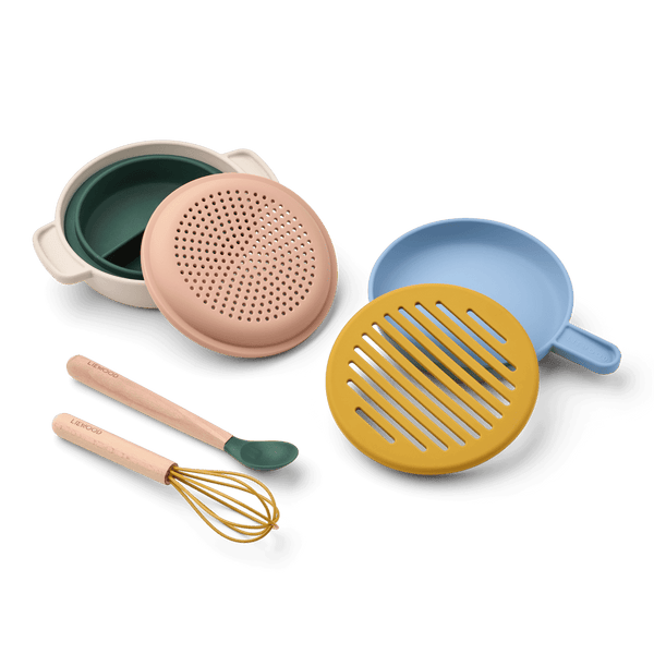 Liewood Koch-Spielset Elio in Beach Blue, komplettes Set
