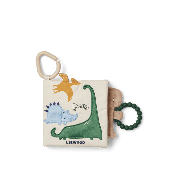 Stoffbuch Fey von Liewood in Dino Roar / Dove Blue