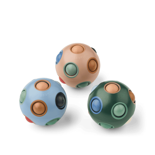 Liewood Motorikbälle Solene im 3er-Pack, Pale Tuscany Mix