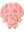 Plüschpuppe Miko in Rose Blush, Detail des Gesichts