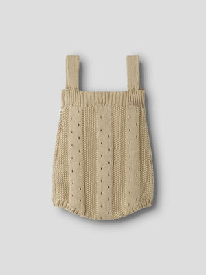Lil'Atelier Strickoverall Mojave Desert – Seitenansicht