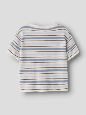 Lil'Atelier Strickshirt Coconut Milk – Rückansicht