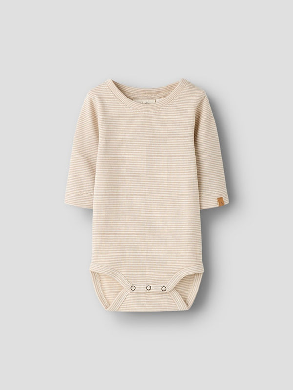 Long-sleeve bodysuit Oxford Tan