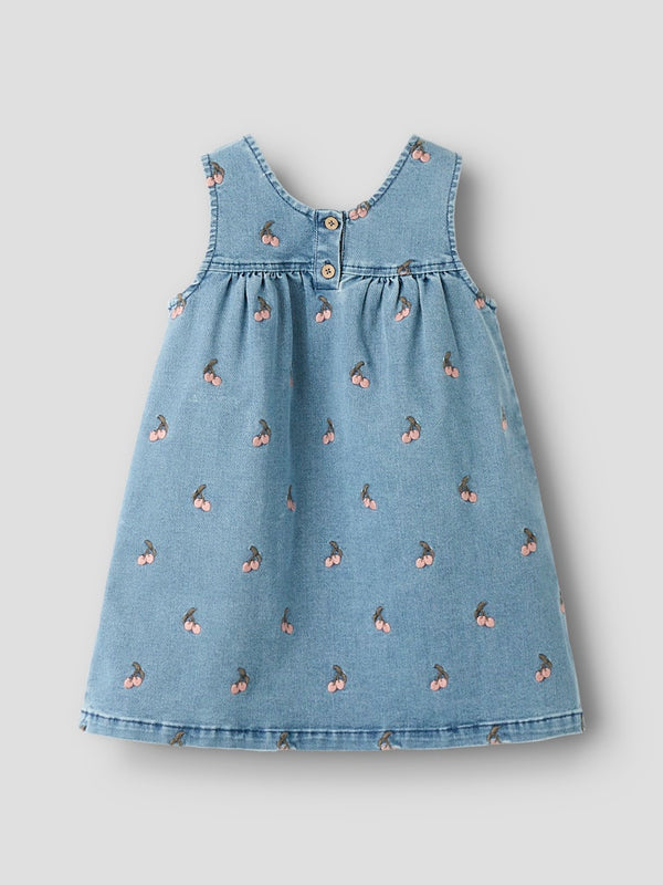 Spencer Dress Medium Blue Denim Cherry
