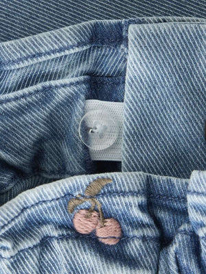 Lil'Atelier Kinderjeans Medium Blue Denim – Rückansicht