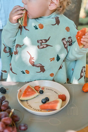 Boo Otter II Frottee-Lätzchen Rückseite