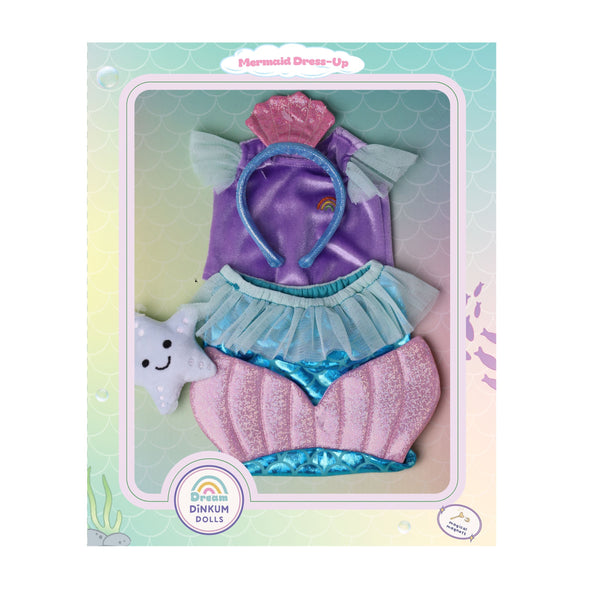 Dinkum Doll Meerjungfrau-Outfit Set