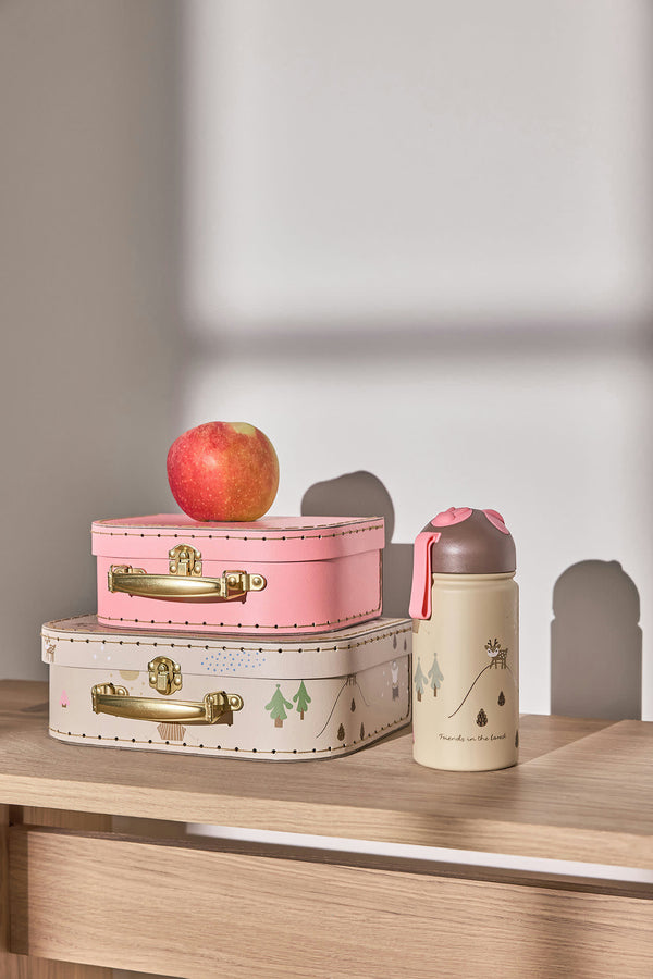 Lot de 2 valises Amis de la forêt Cerf &amp; Canard