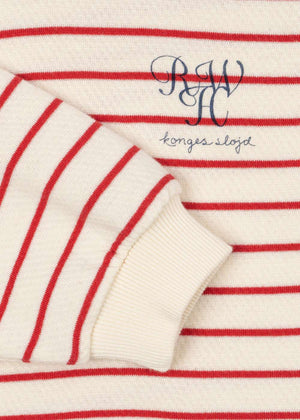 Kind im Largo Sweater Porta Stripe von Konges Sløjd x Rosie HW