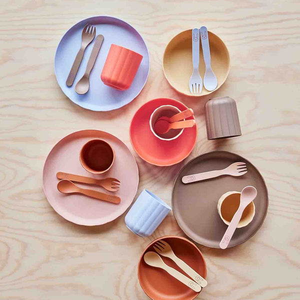 Children's cutlery set Pullo Apricot