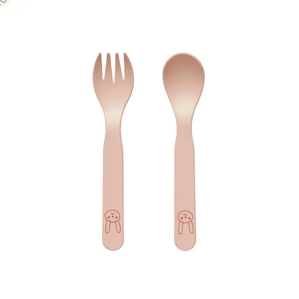 Children's cutlery set Pullo Pink