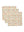 Dear April Musselin-Waschlappen Ren Flower Market im 3er-Pack, je 30 × 30 cm