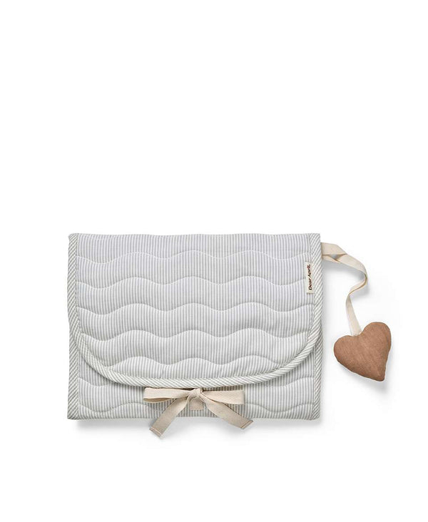 Dear April Wickelunterlage River Dew Stripe, 66 × 33 cm