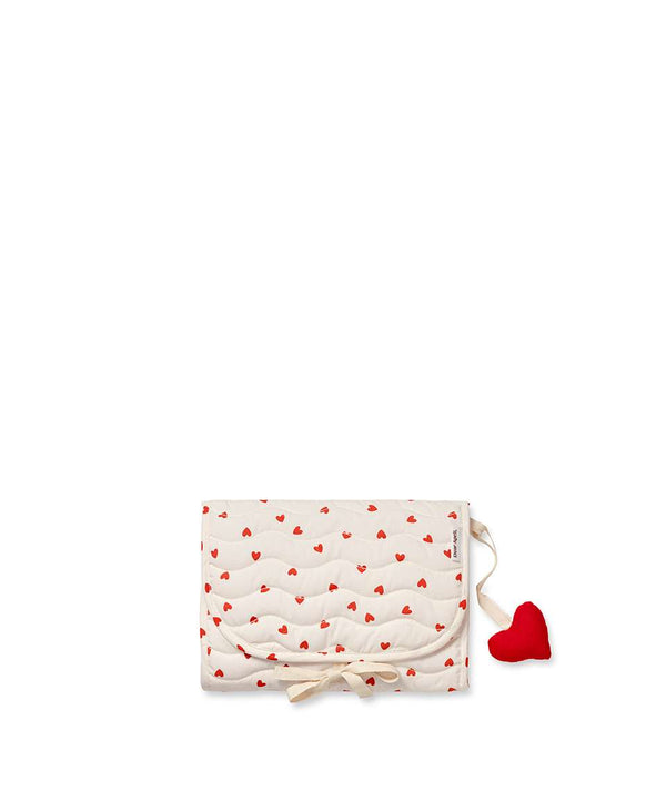 Dear April Wickelunterlage River Little Love aus OCS-zertifizierter Bio-Baumwolle