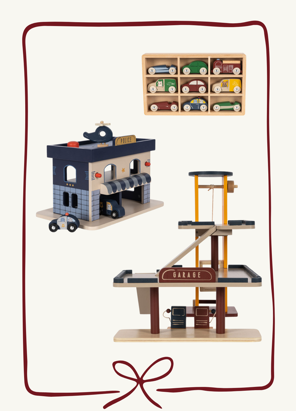 Fahrzeug Geschenkset inkl. Polizeistation