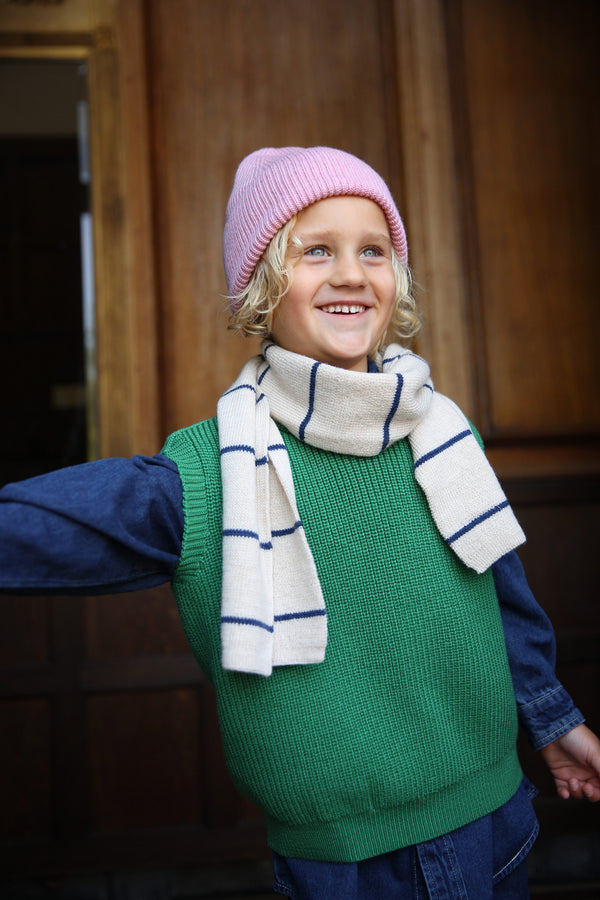 Schal Igor Cream / Blue