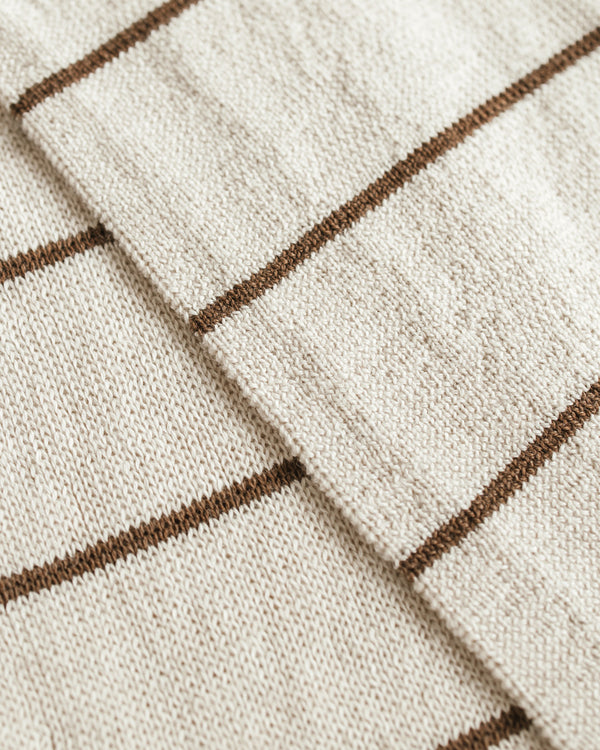 Écharpe Igor Crème / Moka